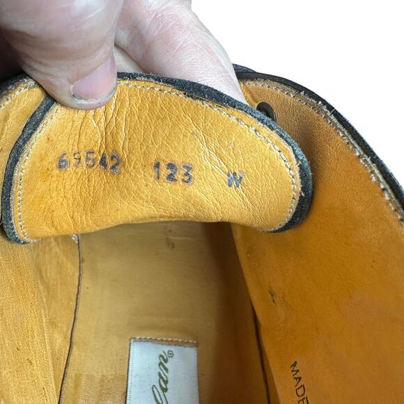 Mezlan Berlin Black Leather Lace Up Boots - Size 9 W - Picture 13 of 14